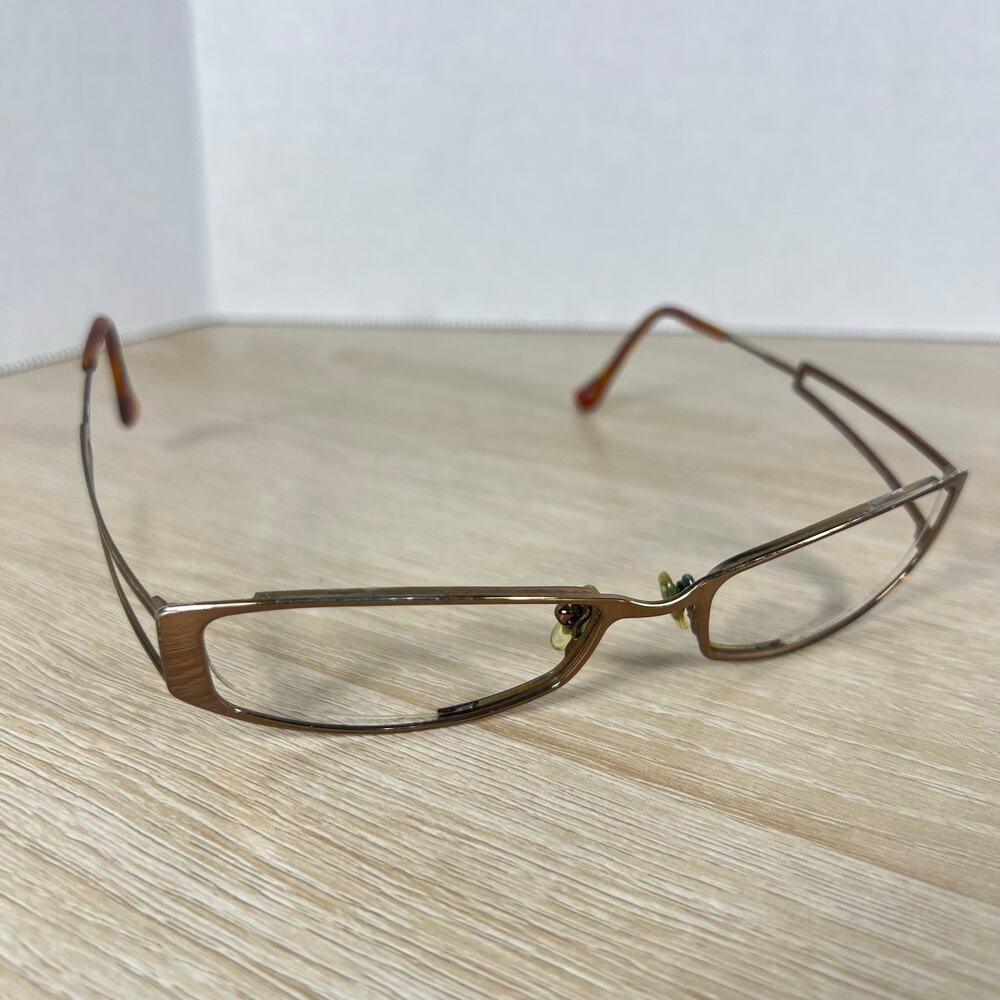 Ray-Ban RB6128 2511 Eyeglasses Brown Metal Frames Only 52-18-135 Made in Italy